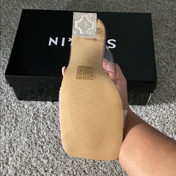 🤍Square Toe clear heels 🤍 (NEW) - Picture 2 of 4